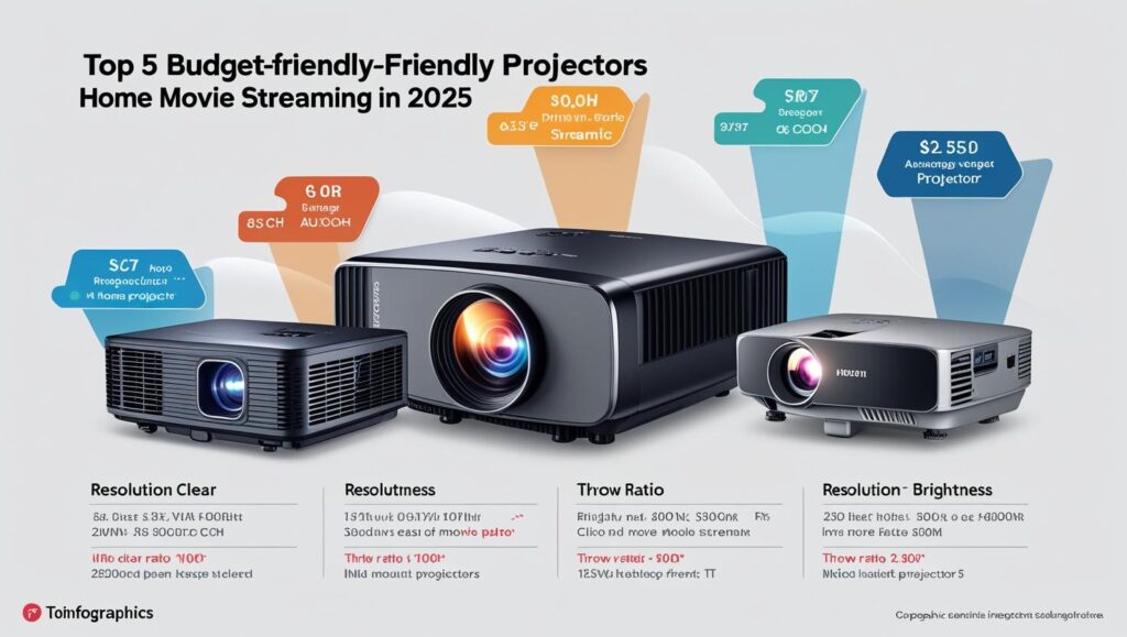 Budget friendly Projectors for Streaming Movies at Home (2025)