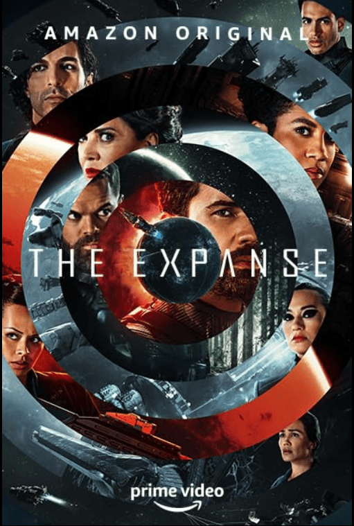 Cast of The Expanse sci-fi series on Amazon Prime Video in 2025 with space adventure theme