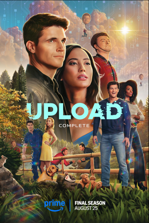 Upload comedy sci-fi series on Amazon Prime Video exploring digital afterlife concept