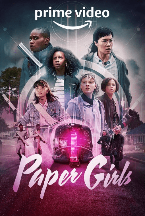 Paper Girls teen sci-fi time travel series on Amazon Prime Video